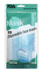 10 Count Protective Disposable Face Masks