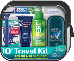 Men’s Deluxe 10 pc Travel Kit