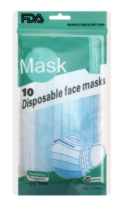 10 Count Protective Disposable Face Masks