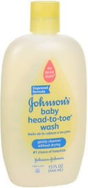 J and J Baby Head to Toe Wash 3 oz. 