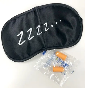 Eye Mask and Ear Plugs