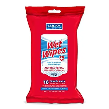 Wet Wipes (Antibacterial) 16 ct.