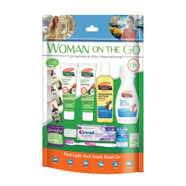 Women's 13 pc Multicultural Travel Kit featuring Palmer's Hair 